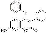 4-BENZYL-7-HYDROXY-3-PHENYLCOUMARIN Struktur