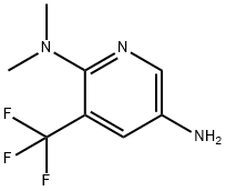 N2,N2-DIMETHYL-3-(TRIFLUOROMETHYL)PYRIDINE-2,5-DIAMINE Struktur