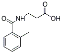 3-[(2-METHYLBENZOYL)AMINO]PROPANOIC ACID Struktur