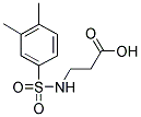 3-(3,4-DIMETHYL-BENZENESULFONYLAMINO)-PROPIONIC ACID Struktur