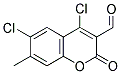 4,6-DICHLORO-3-FORMYL-7-METHYLCOUMARIN Struktur