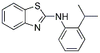 BENZOTHIAZOL-2-YL-(2-ISOPROPYL-PHENYL)-AMINE Struktur