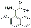 AMINO-(2-METHOXY-NAPHTHALEN-1-YL)-ACETIC ACID Struktur