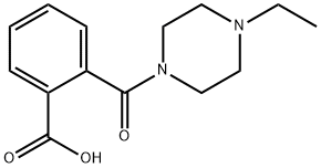 2-(4-ETHYL-PIPERAZINE-1-CARBONYL)-BENZOIC ACID Struktur