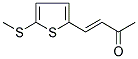 4-[5-(METHYLTHIO)-2-THIENYL]BUT-3-EN-2-ONE Struktur