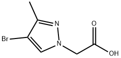 (4-BROMO-3-METHYL-PYRAZOL-1-YL)-ACETIC ACID Struktur