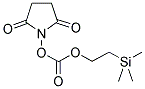 1-[(2-TRIMETHYLSILYL)ETHOXYCARBONYLOXY]PYRROLIDIN-2,5-DIONE Struktur