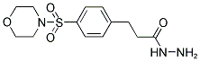 3-[4-(MORPHOLINE-4-SULFONYL)-PHENYL]-PROPIONIC ACID HYDRAZIDE Struktur