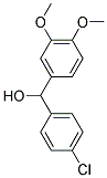 4-CHLORO-3',4'-DIMETHOXYBENZHYDROL Struktur