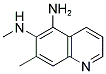 5-AMINO-6-METHYLAMINO-7-METHYL-QUINOLINE Struktur