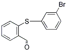 2-[(3-BROMOPHENYL)SULFANYL]BENZALDEHYDE Struktur