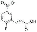 2-FLUORO-5-NITROCINNAMIC ACID Struktur