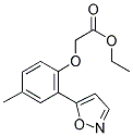 ETHYL 2-(2-(ISOXAZOL-5-YL)-4-METHYLPHENOXY)ACETATE Struktur