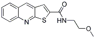 N-(2-METHOXYETHYL)THIENO[2,3-B]QUINOLINE-2-CARBOXAMIDE Struktur