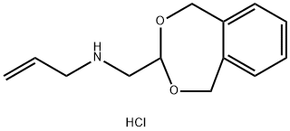 ALLYL-(5,9-DIHYDRO-6,8-DIOXA-BENZOCYCLO-HEPTEN-7-YLMETHYL)-AMINE HYDROCHLORIDE Struktur