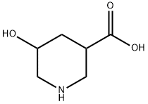 5-HYDROXY-3-PIPERIDINECARBOXYLIC ACID Struktur