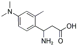 3-AMINO-3-(2-METHYL-4-DIMETHYLAMINO-PHENYL)-PROPIONIC ACID Struktur