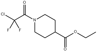 ETHYL 1-(2-CHLORO-2,2-DIFLUOROACETYL)-4-PIPERIDINECARBOXYLATE Struktur