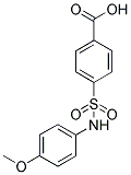 4-(4-METHOXY-PHENYLSULFAMOYL)-BENZOIC ACID Struktur