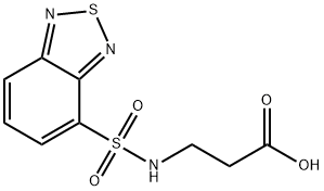 3-(BENZO[1,2,5]THIADIAZOLE-4-SULFONYLAMINO)-PROPIONIC ACID Struktur