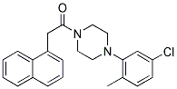 1-(4-(5-CHLORO-2-METHYLPHENYL)PIPERAZINYL)-2-NAPHTHYLETHAN-1-ONE Struktur