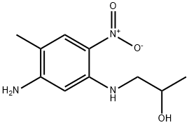 1-[(5-AMINO-4-METHYL-2-NITROPHENYL)AMINO]PROPAN-2-OL Struktur