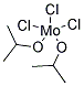 MOLYBDENUM (V) TRICHLORIDE-ISOPROPOXIDE Struktur