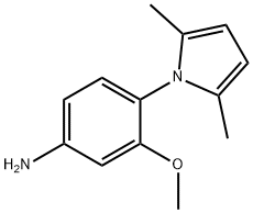 4-(2,5-DIMETHYL-PYRROL-1-YL)-3-METHOXY-PHENYLAMINE Struktur