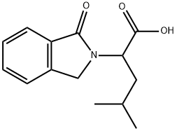 4-METHYL-2-(1-OXO-1,3-DIHYDRO-2H-ISOINDOL-2-YL)PENTANOIC ACID Struktur