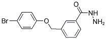 3-(4-BROMO-PHENOXYMETHYL)-BENZOIC ACID HYDRAZIDE Struktur