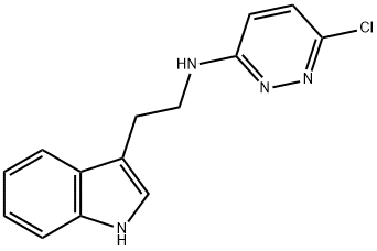 6-CHLORO-N-[2-(1H-INDOL-3-YL)ETHYL]-3-PYRIDAZINAMINE Struktur