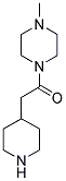 4-METHYL-1-(4-PIPERIDINOACETYL)PIPERAZINE Struktur