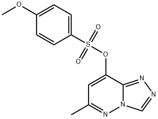 6-METHYL[1,2,4]TRIAZOLO[4,3-B]PYRIDAZIN-8-YL 4-METHOXYBENZENESULFONATE Struktur