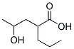 2-PROPYL-4-HYDROXYPENTANOIC ACID Struktur