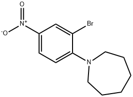 1-(2-BROMO-4-NITROPHENYL)AZEPANE Struktur