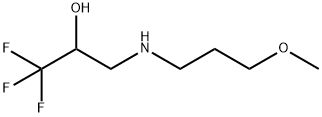 1,1,1-TRIFLUORO-3-[(3-METHOXYPROPYL)AMINO]-2-PROPANOL Struktur