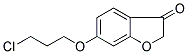 6-(3-CHLOROPROPOXY)-1-BENZOFURAN-3(2H)-ONE Struktur