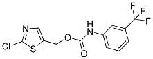 (2-CHLORO-1,3-THIAZOL-5-YL)METHYL N-[3-(TRIFLUOROMETHYL)PHENYL]CARBAMATE Struktur