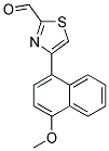 4-(4-METHOXY-1-NAPHTHYL)-1,3-THIAZOLE-2-CARBALDEHYDE Struktur