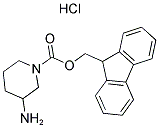 3-AMINO-1-N-FMOC-PIPERIDINE HYDROCHLORIDE Struktur