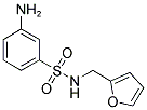 3-AMINO-N-FURAN-2-YLMETHYL-BENZENESULFONAMIDE Struktur