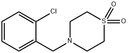 4-(2-CHLOROBENZYL)-1LAMBDA6,4-THIAZINANE-1,1-DIONE Struktur