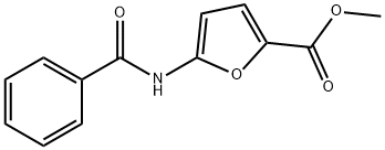 5-BENZOYLAMINO-FURAN-2-CARBOXYLIC ACID METHYL ESTER Struktur