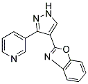 2-[3-(PYRIDIN-3-YL)-1H-PYRAZOL-4-YL]BENZOXAZOLE Struktur