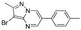 3-BROMO-2-METHYL-6-(4-METHYLPHENYL)PYRAZOLO[1,5-A]PYRIMIDINE Struktur