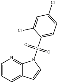 1-[(2,4-DICHLOROPHENYL)SULFONYL]-1H-PYRROLO[2,3-B]PYRIDINE Struktur