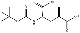 BOC-GAMMA-METHYLENE-DL-GLUTAMIC ACID Struktur