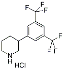 3-(3,5-BIS-TRIFLUOROMETHYL) PIPERIDINE HYDROCHLORIDE Struktur