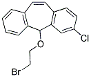 5-(2-BROMOETHOXY)-3-CHLORO-5H-DIBENZO[A,D]CYCLOHEPTENE Struktur