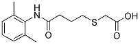 [3-(2,6-DIMETHYL-PHENYLCARBAMOYL)-PROPYLSULFANYL]-ACETIC ACID Struktur